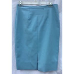 L’AGENCE Blue Pencil Skirt